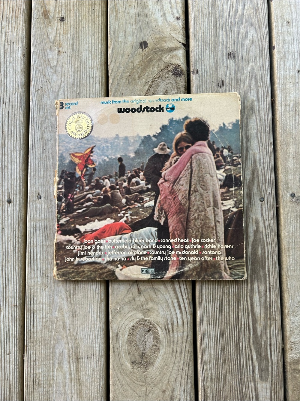 Woodstock Original Soundtrack Vinyl Album - Vintage Festival